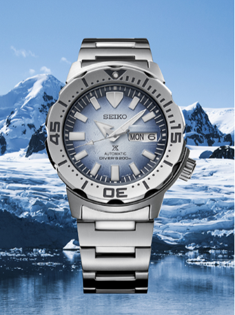 Seiko Save the Ocean Special Edition Hellblau