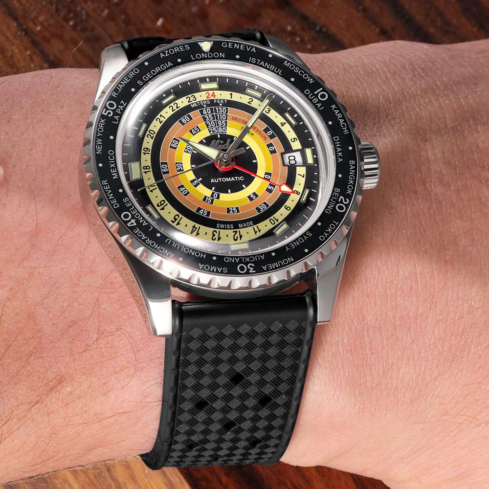 MIDO MOD. OCEAN STAR DECOMPRESSION WORLDTIMER
