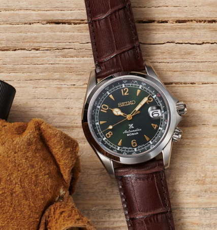 SEIKO Mod. PROSPEX ALPINIST Leder