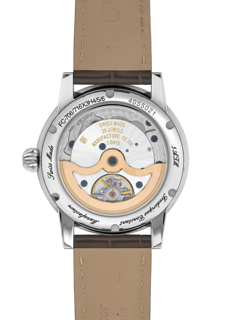 FREDERIQUE CONSTANT Herstellung Klassisches Date (braun)