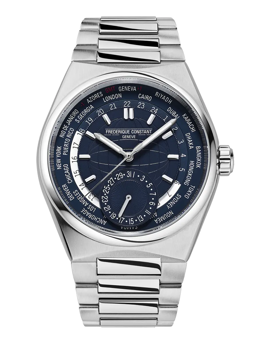 Frederique Constant Highlife Worldtimer Manufacture (blau)