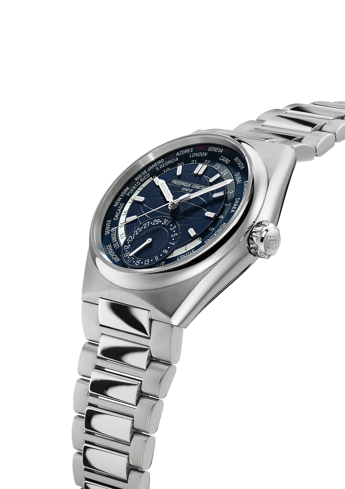 Frederique Constant Highlife Worldtimer Manufacture (blau)