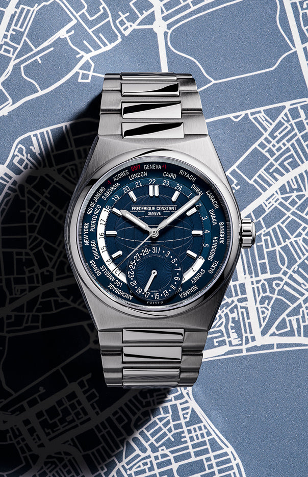 Frederique Constant Highlife Worldtimer Manufacture (blau)