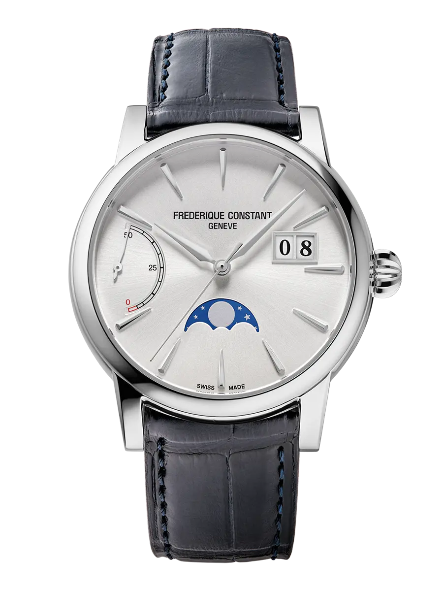 FREDERIQUE CONSTANT Herstellung Klassische Gangreserve mit Großdatum