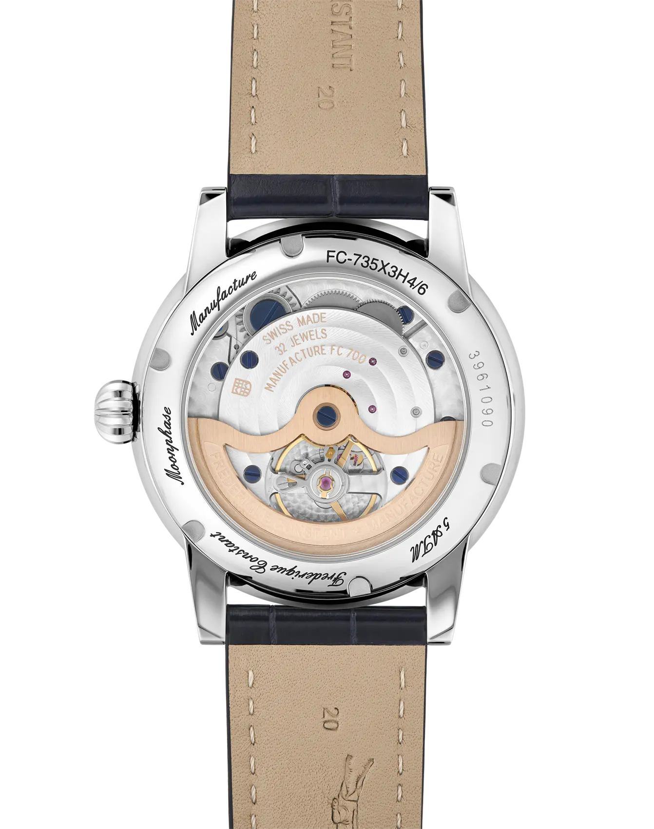 FREDERIQUE CONSTANT Herstellung Klassische Gangreserve mit Großdatum