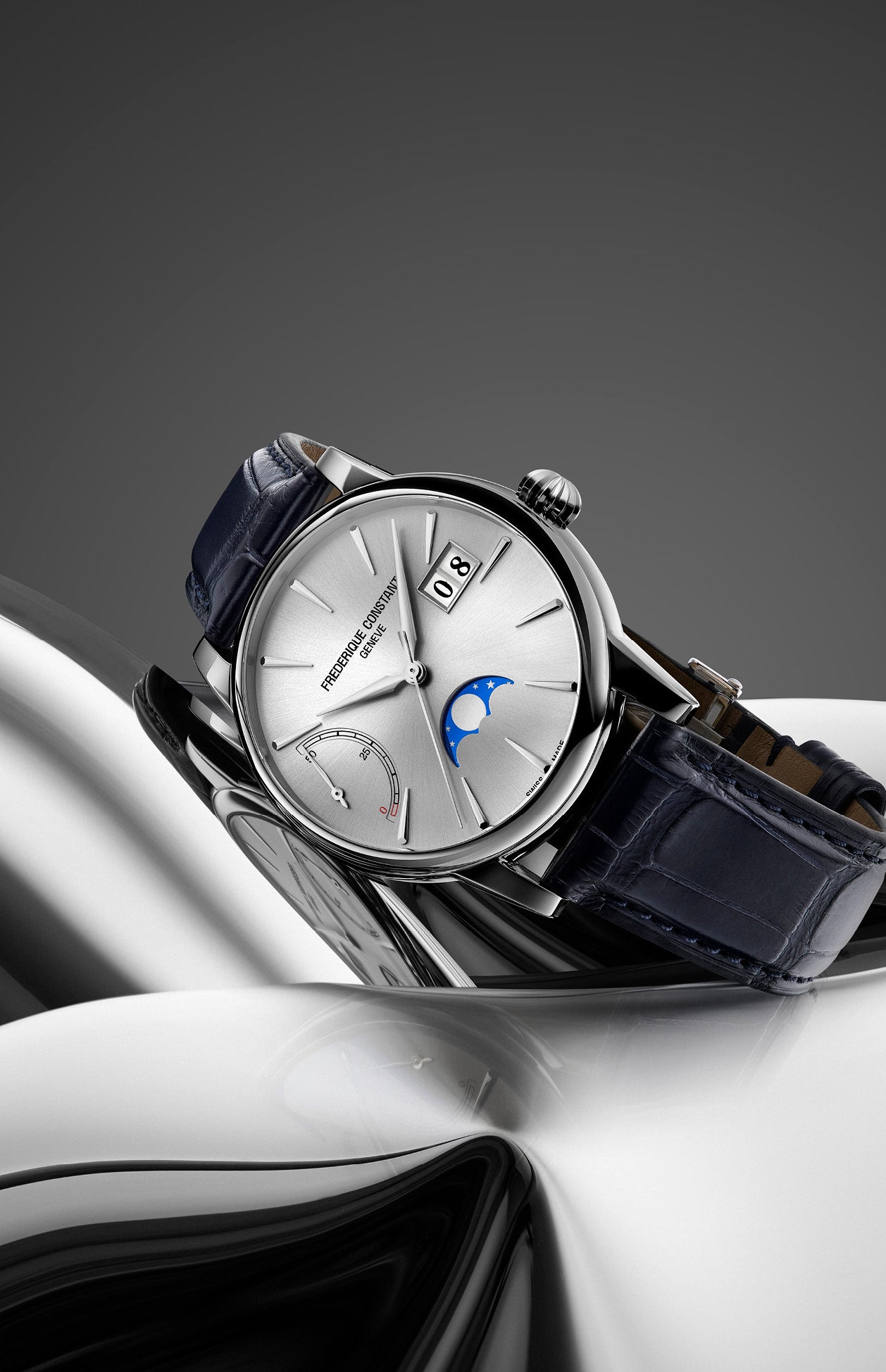 FREDERIQUE CONSTANT Herstellung Klassische Gangreserve mit Großdatum