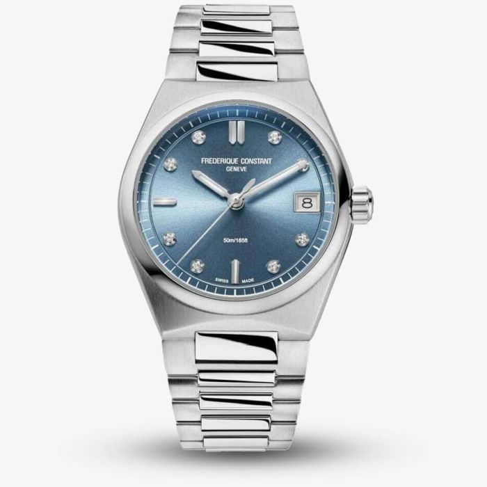 Frederique Constant Ladies Highlife Navy Dial Watch