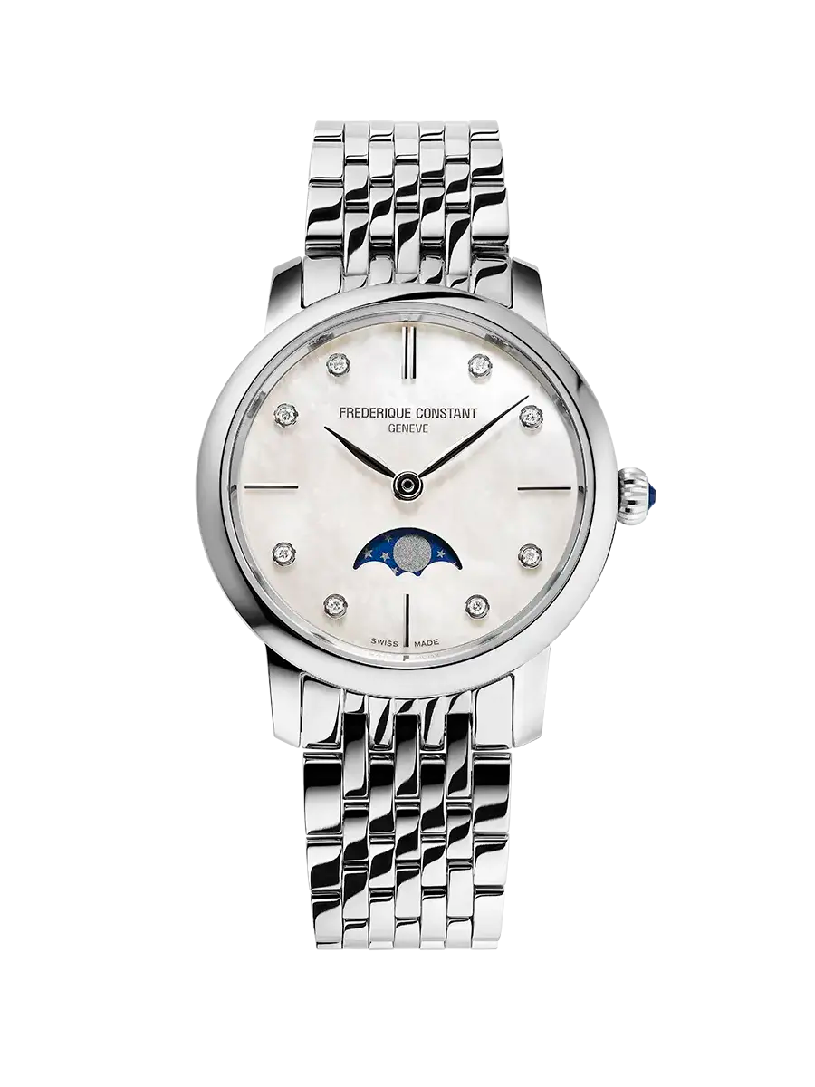 Frederique Constant Klassiker Slimline Damen Mondphase