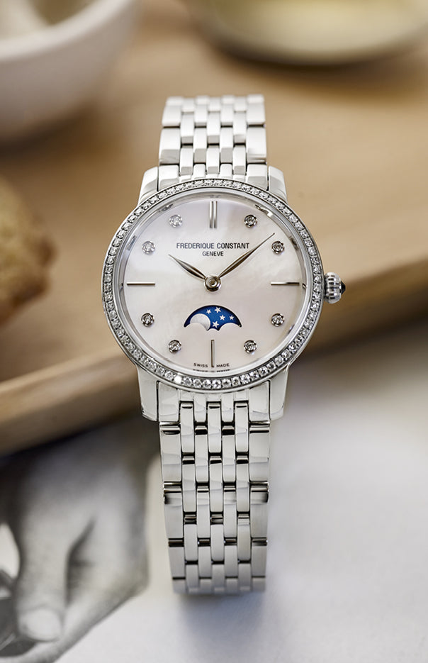 Frederique Constant Klassiker Slimline Damen Mondphase