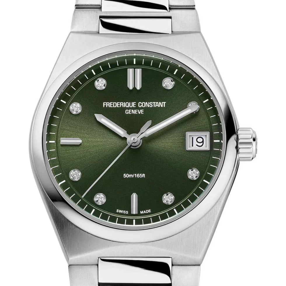 Frederique Constant Highlife Quarz Grün 31mm