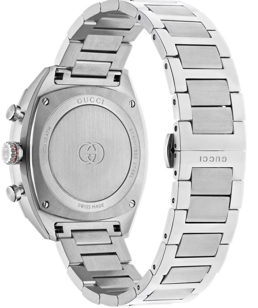 GUCCI Chronograph Interlocking Quartz Blau 41mm