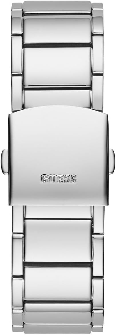Guess Tonneau Herren-Silberuhr