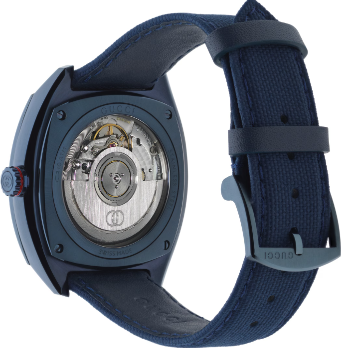 Gucci Interlocking Automatic Blau 41mm