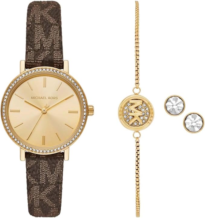 Michael Kors Geschenkset Addyson mit Ohrringe und Armband