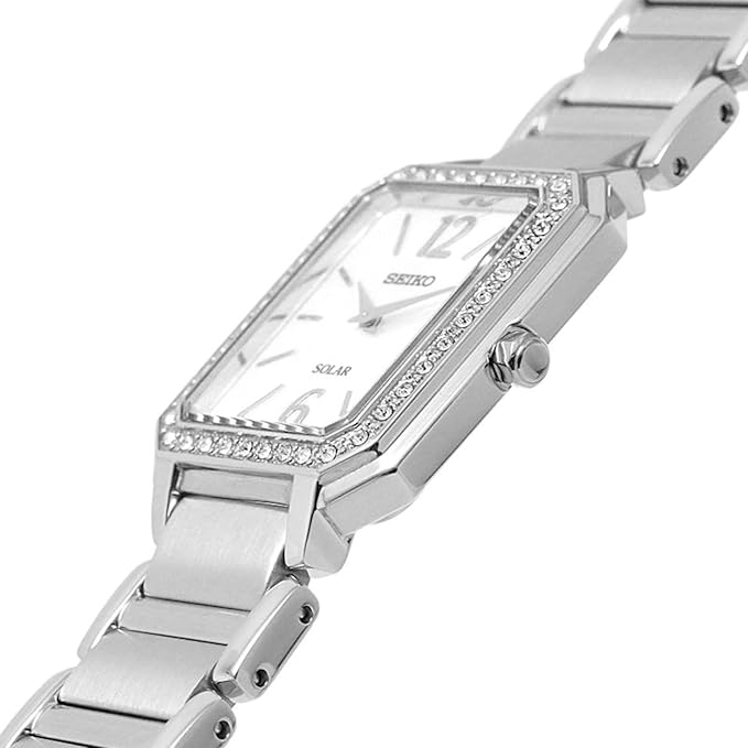 Seiko Damenuhr Klassik Solar Silber