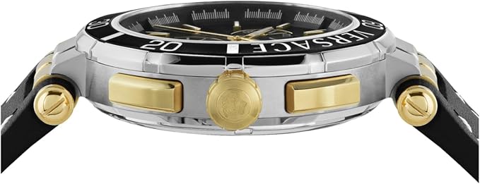 Versace Greca Herrenuhr Chronograph (schwarz)