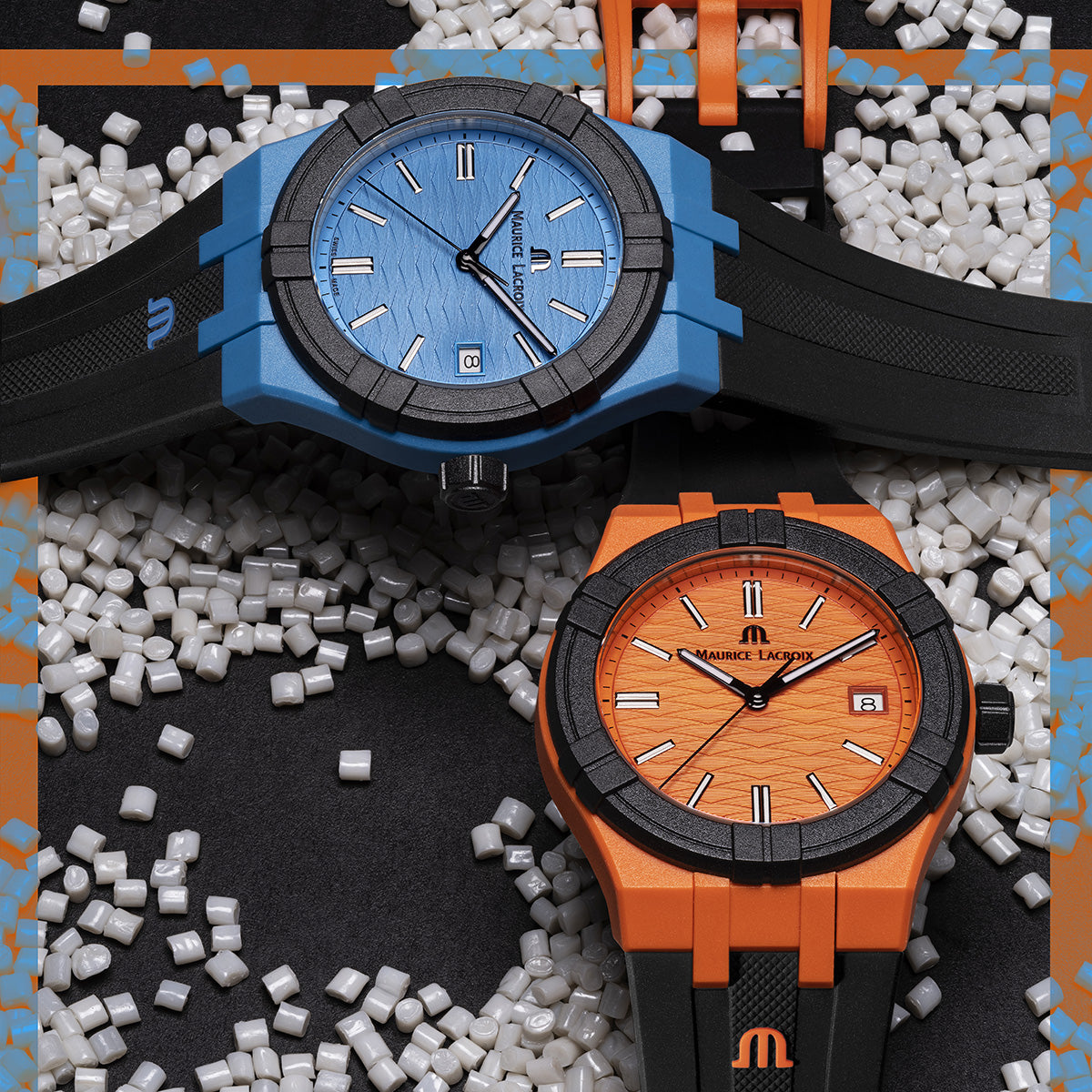Maurice Lacroix AIKON #TIDE 40MM (blau)