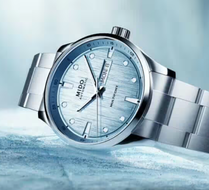 Mido Multifort M Freeze Eisblau Herrenuhr
