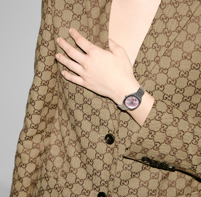Gucci Interlocking Rosa 29mm Damenuhr