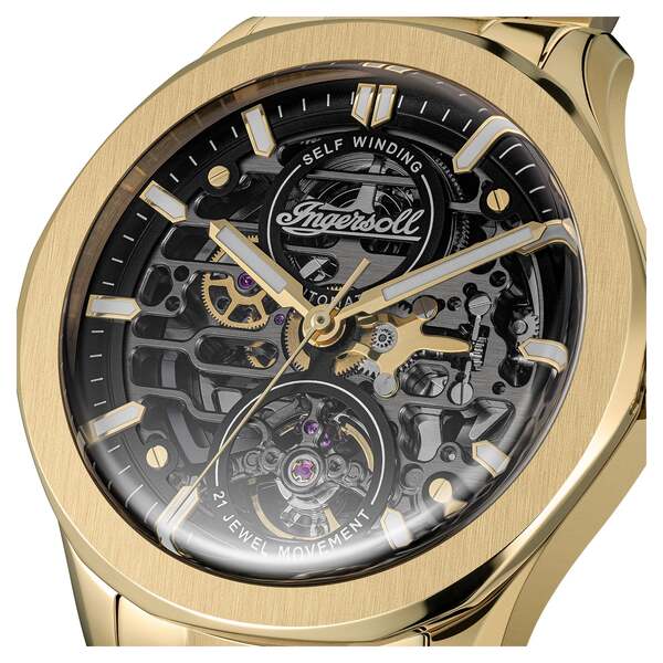 Ingersoll The Bronc 44mm (S) Gold