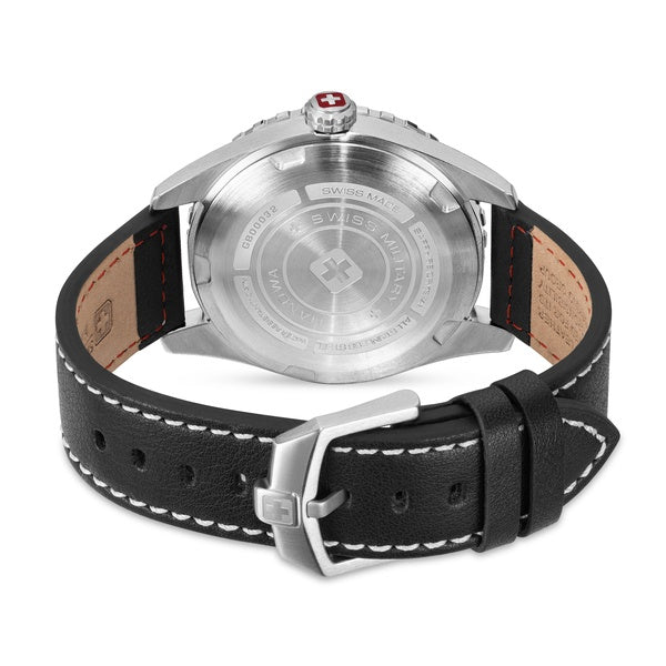 Swiss Military Hanowa AFTERBURN GMT 44 MM Black