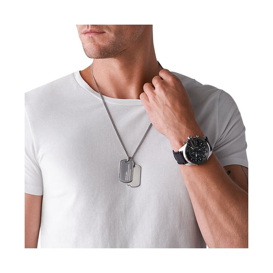 Diesel Uhren-Set Mega Chief + Halskette