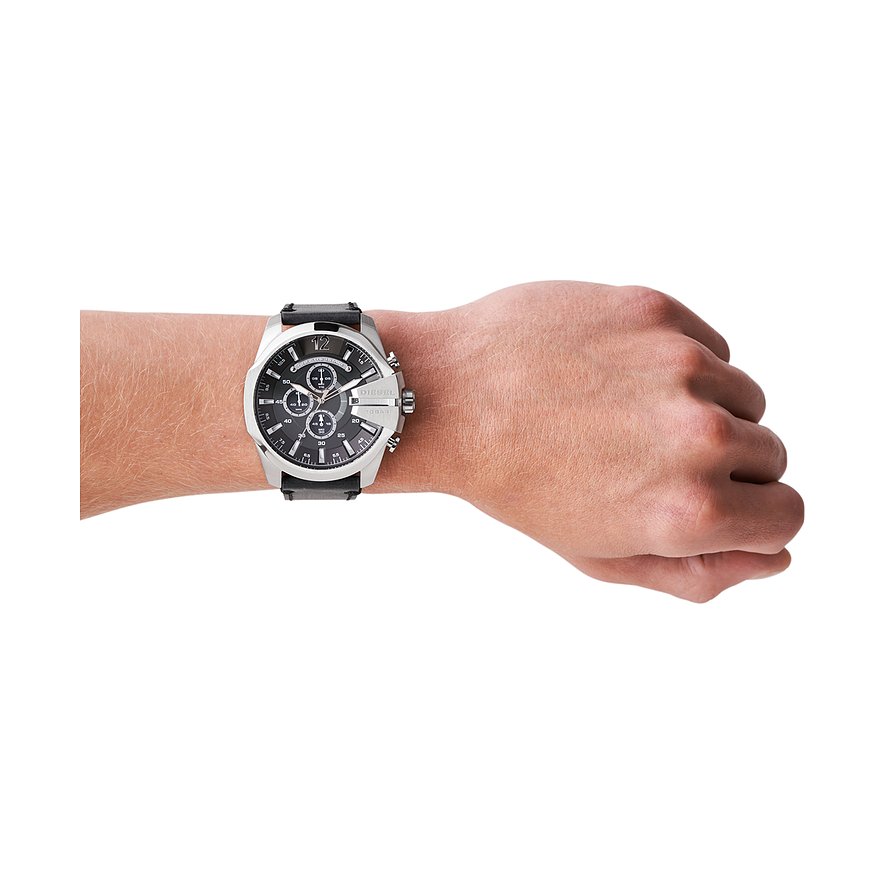 Diesel Uhren-Set Mega Chief + Halskette