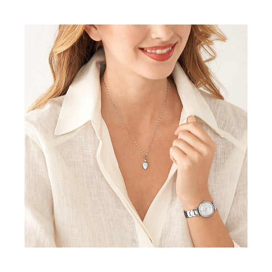 Fossil Uhren-Set Carlie + Halskette