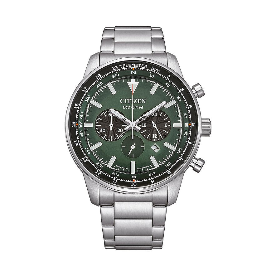 CITIZEN MOD. AVIATOR CRONO Grün