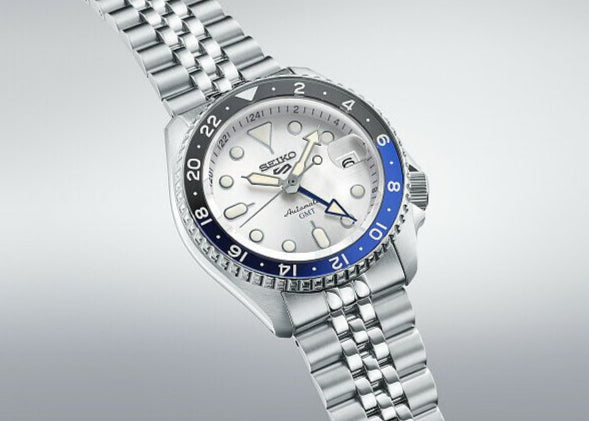 Seiko Automatik GMT Weiß