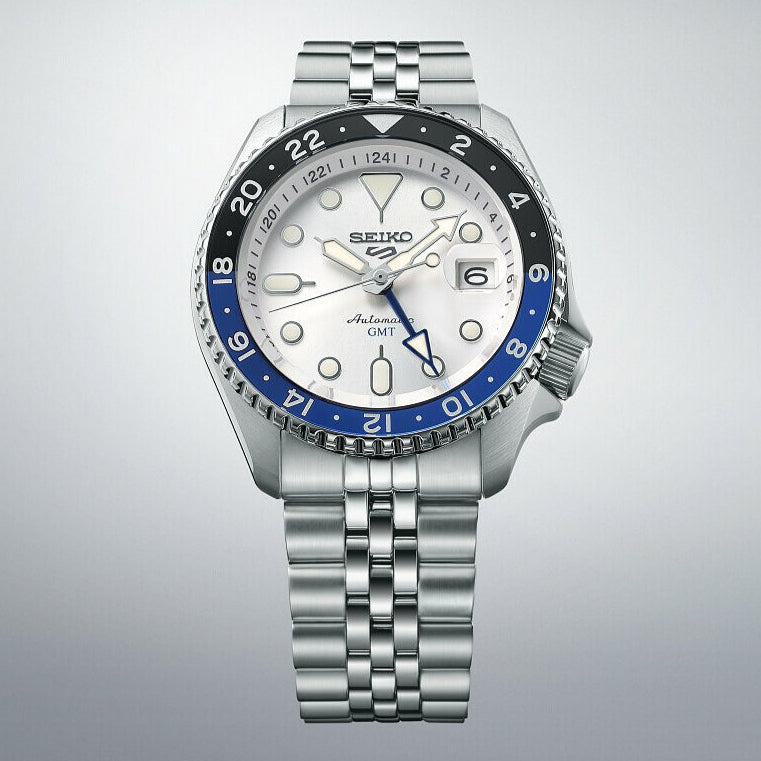 Seiko Automatik GMT Weiß