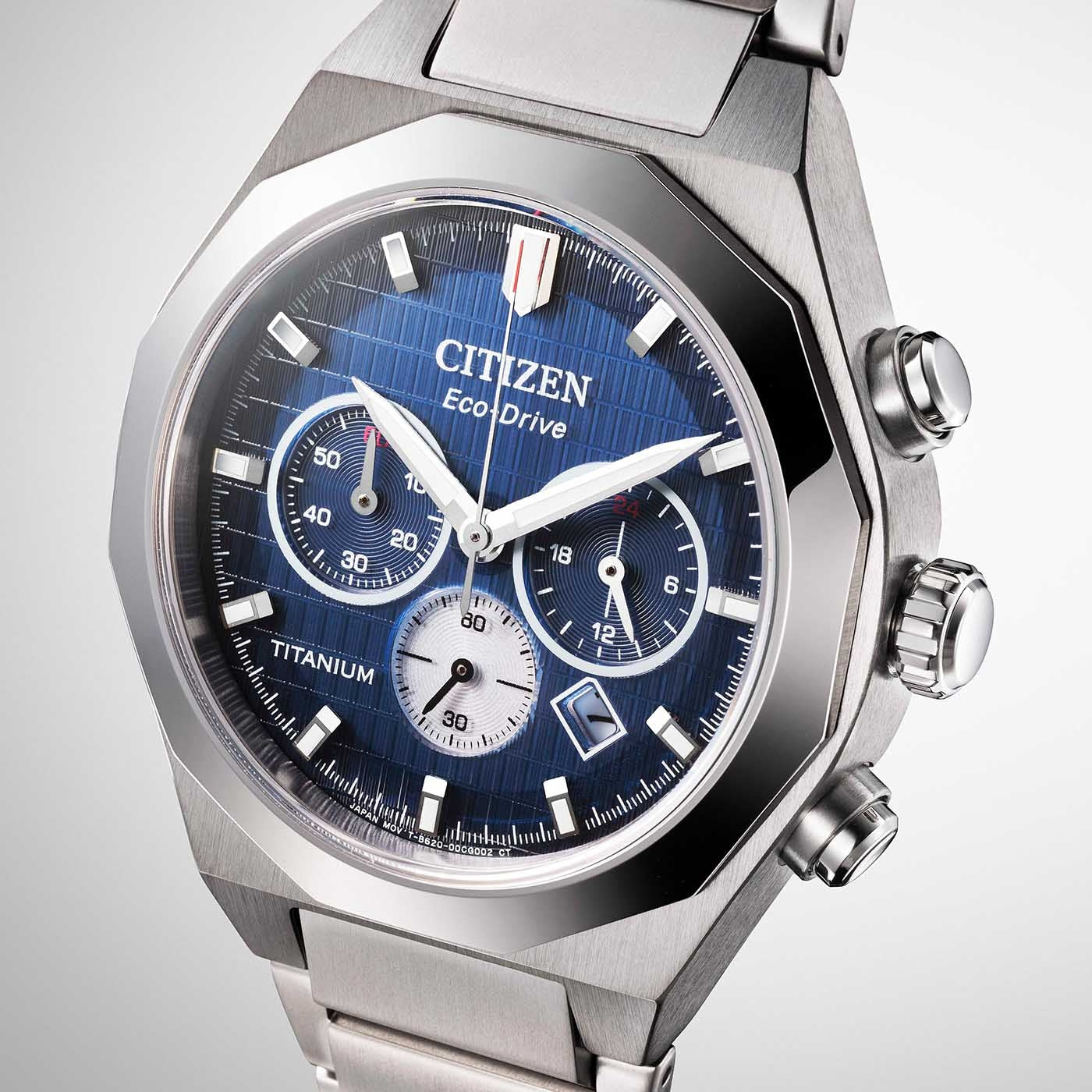Citizen Super Titanium Blau
