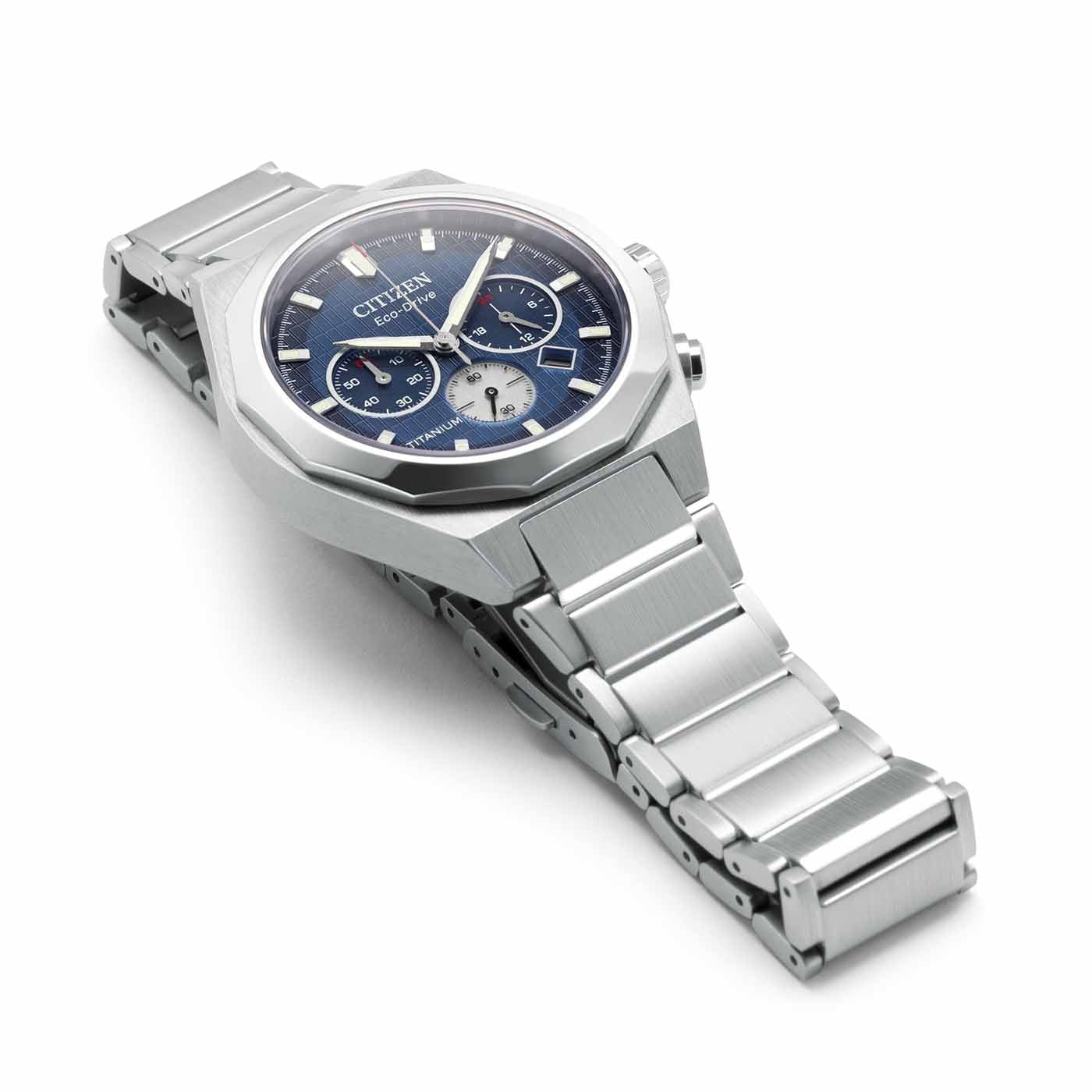 Citizen Super Titanium Blau