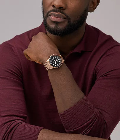 FOSSIL Mod. BLUE DIVE GMT