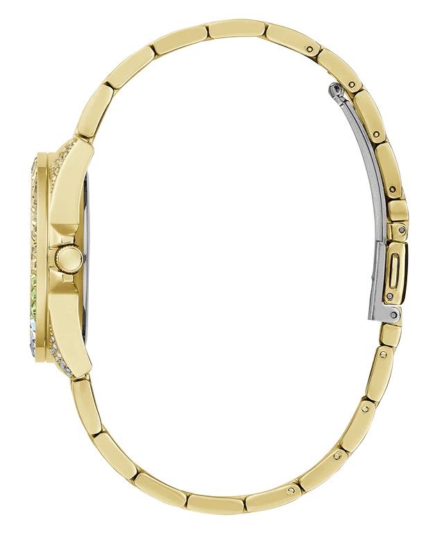 GUESS Ladies Gold Tone Date Watch