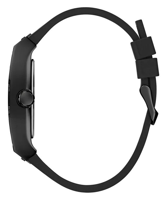 Guess Mens Black Analog Watch 44 mm