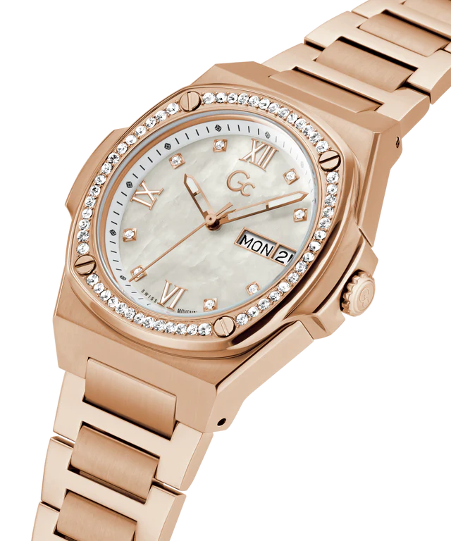 Guess Gc Coussin Shape Lady Large Size Metal