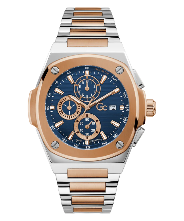 Guess Gc Coussin Shape Chrono Metal