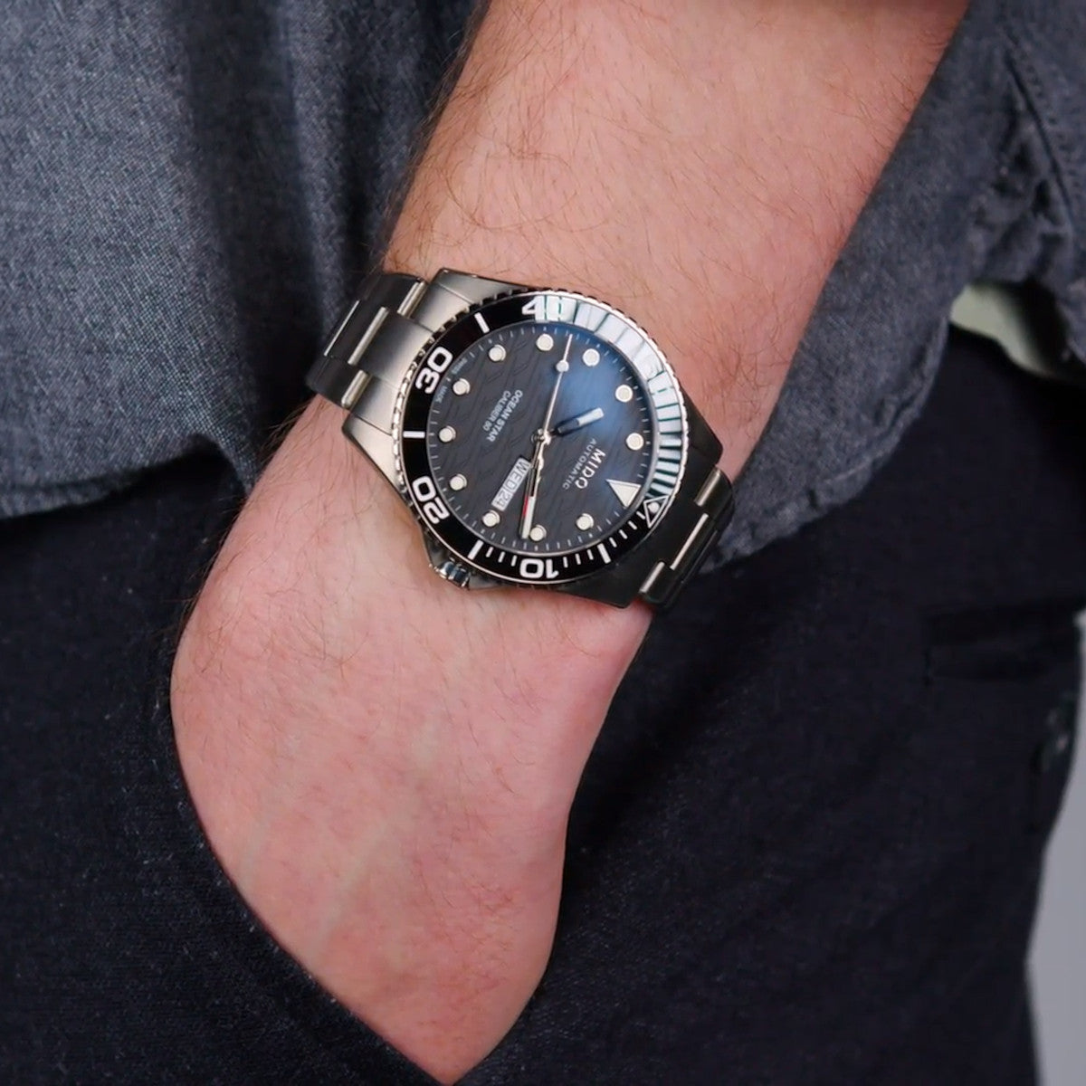 MIDO MOD. OCEAN STAR 200C (schwarz)