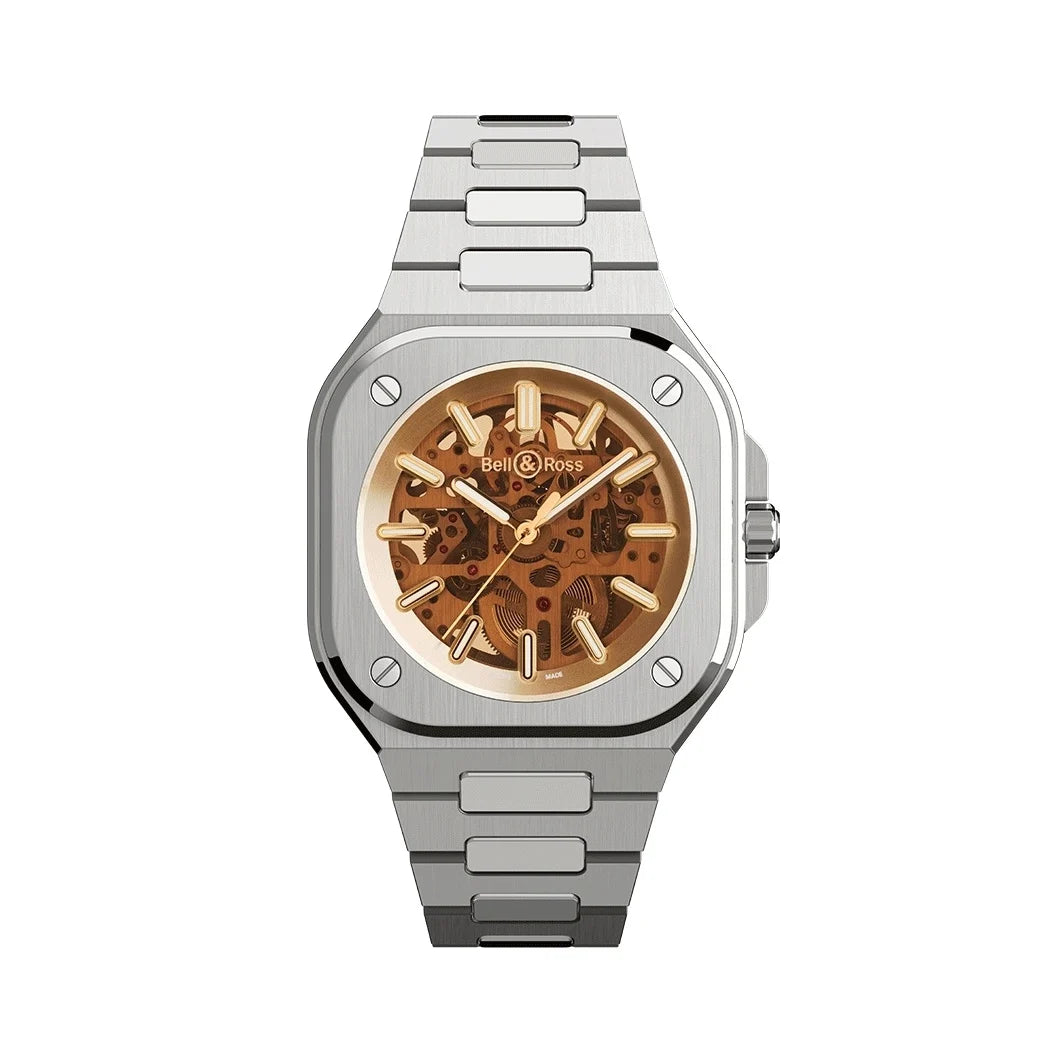 BELL & ROSS MOD. Skeleton Golden