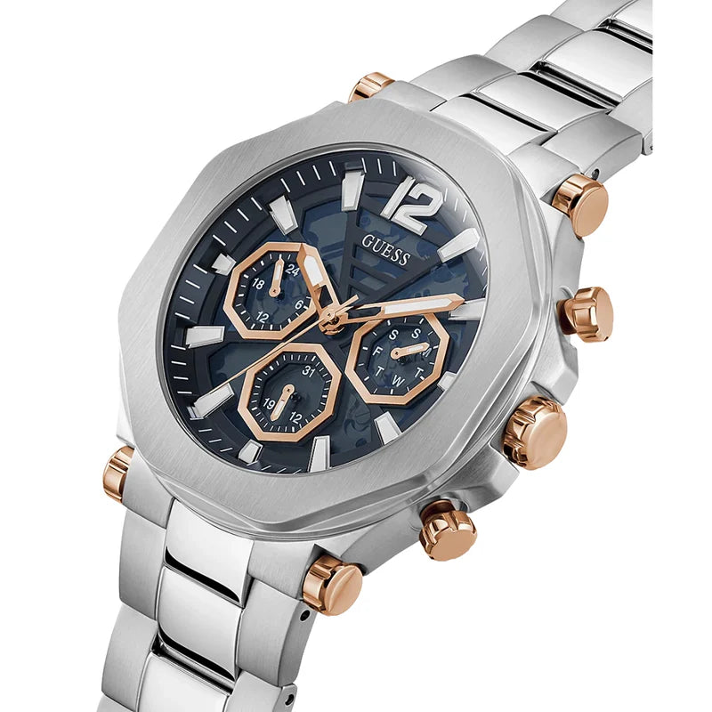 Guess Edge Herren-Silberuhr