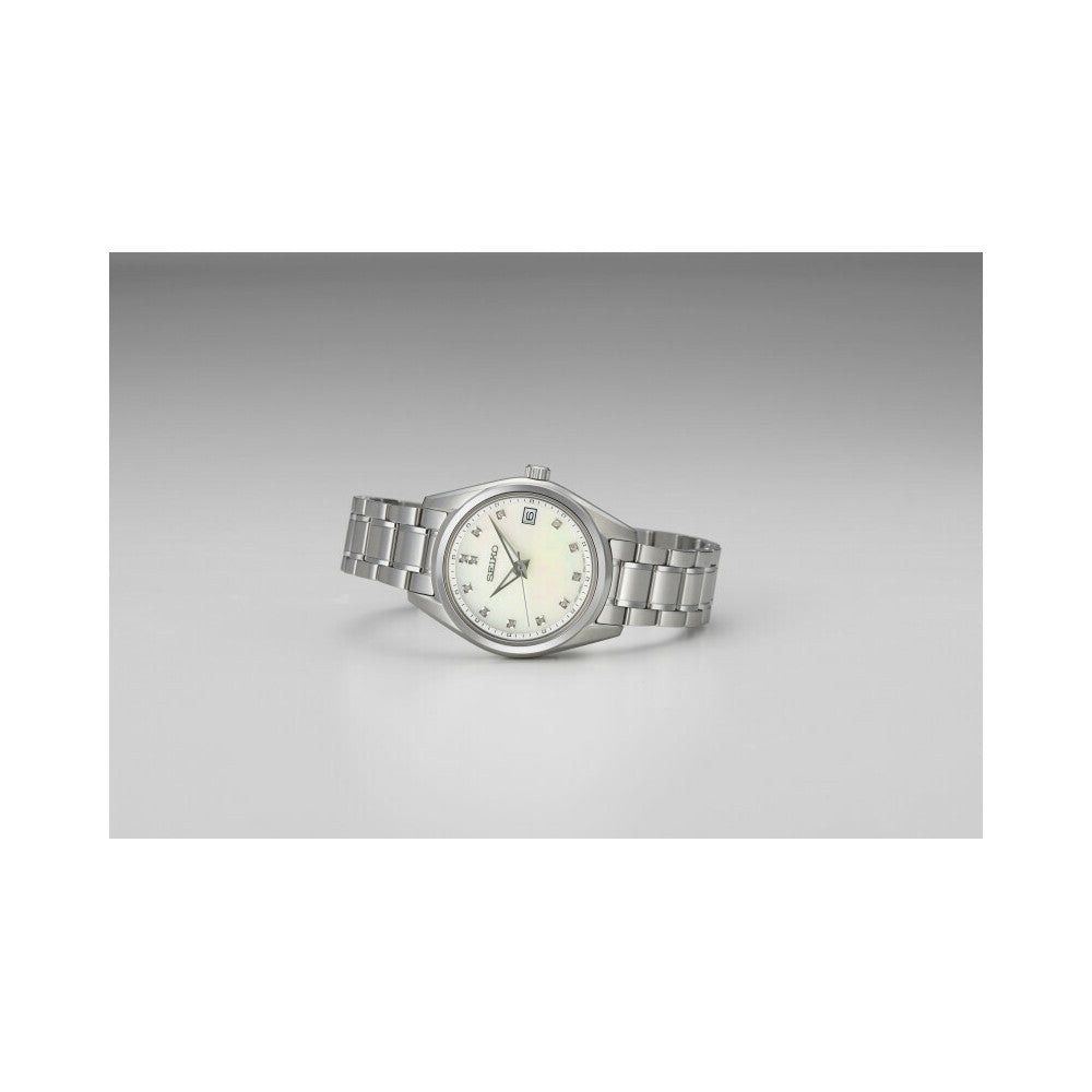Seiko Conceptual Series Damenuhr Klassik Weiß