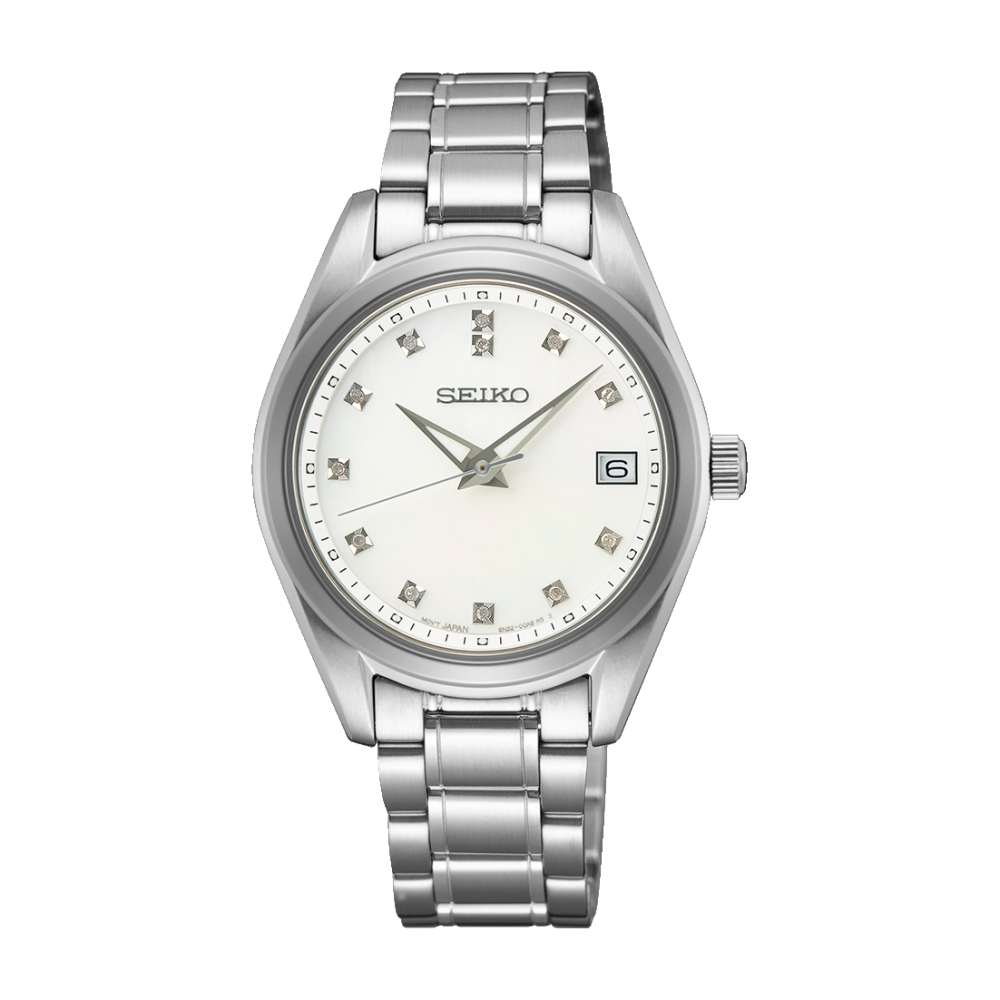 Seiko Conceptual Series Damenuhr Klassik Weiß
