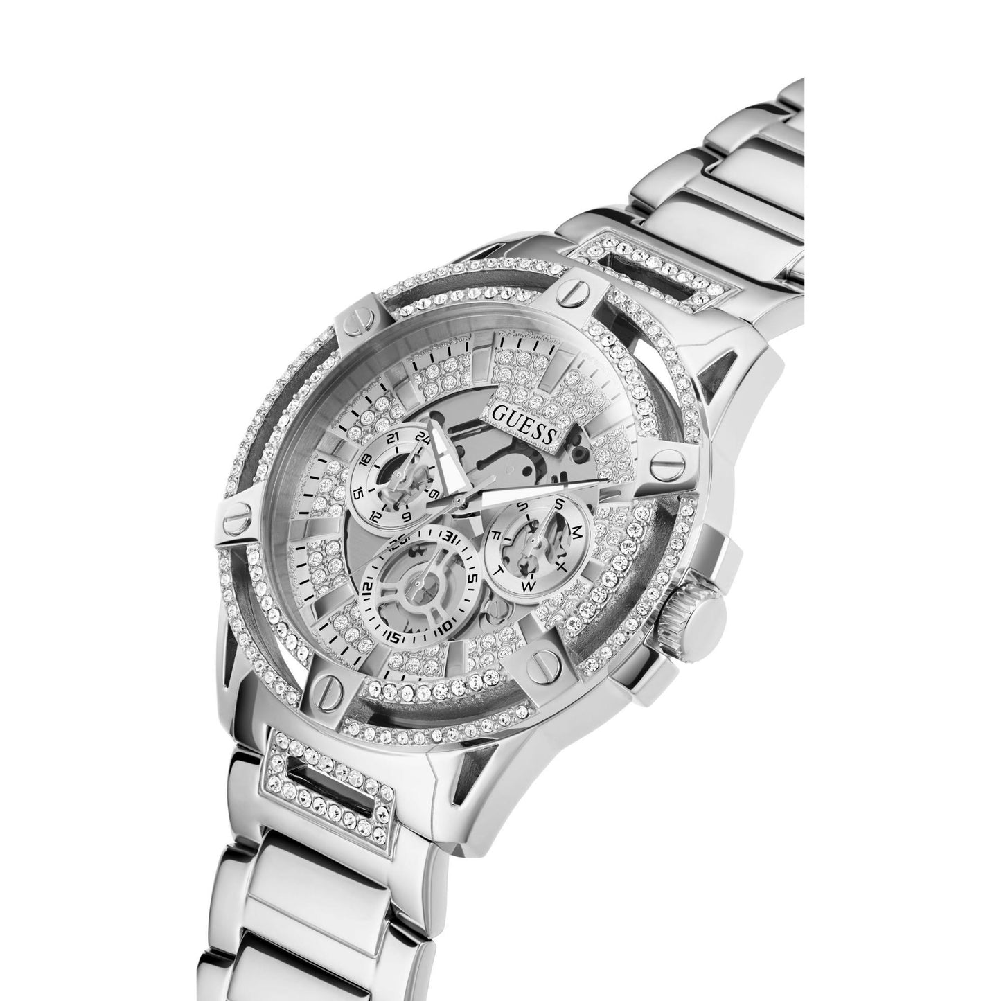 Guess Steel Multifunktions-Herrenuhr