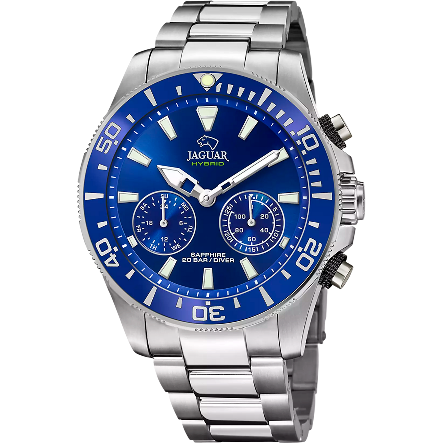 JAGUAR CONNECTED MEN IN Blau Silber