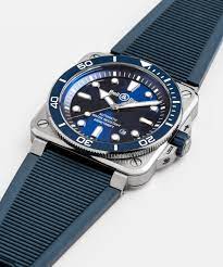 BELL & ROSS MOD. Blue Kautschuck