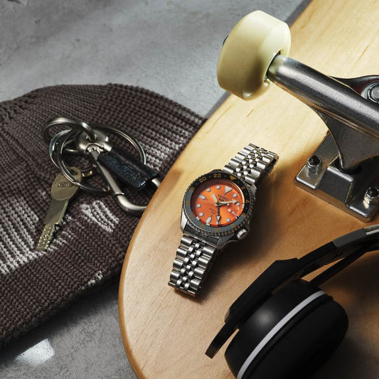 Seiko Automatik GMT Orange