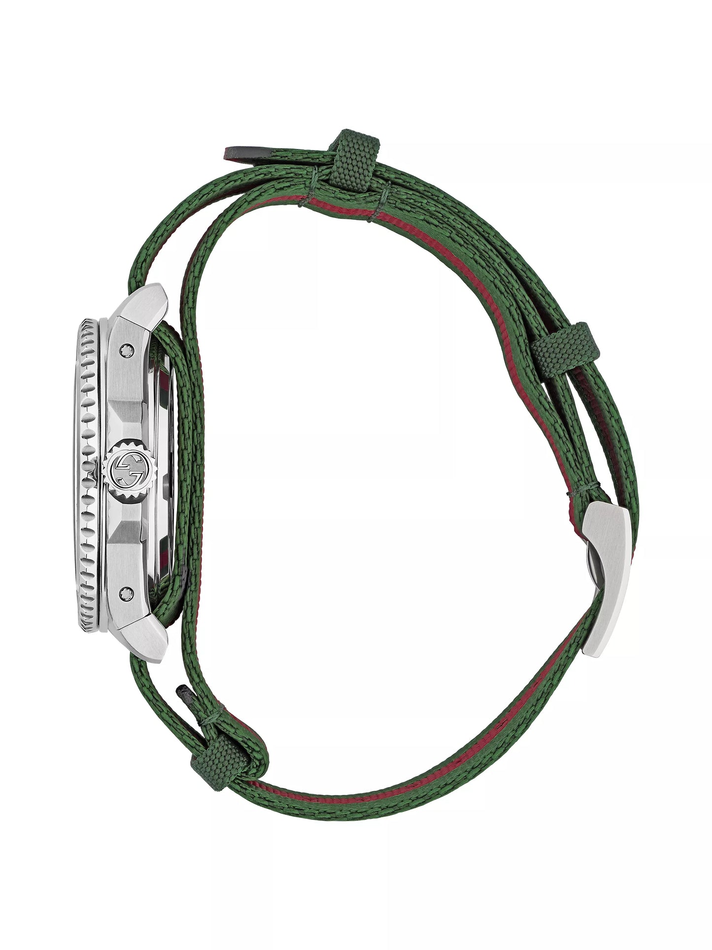 GUCCI Dive Automatik Edelstahl 40mm schwarzes Zifferblatt