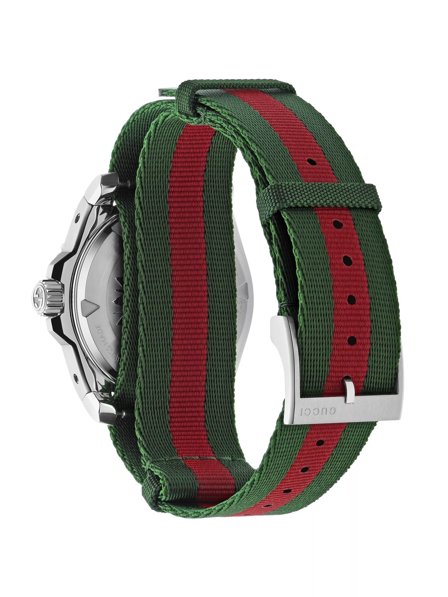 GUCCI Dive Automatik Edelstahl 40mm schwarzes Zifferblatt