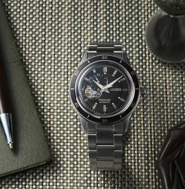 Seiko SSA425J1 Presage Style60's Schwarz